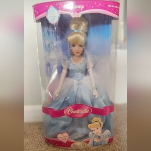 Disney Cinderella Porcelain Doll - Brass Key